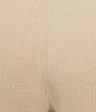 Ali Miles Woven Wide-Leg Pull-On Cropped Pants - Image 4