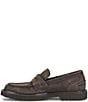 ALIGN Men's Waylon Lug Outsole Suede Penny Loafers - Image 4