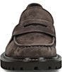 ALIGN Men's Waylon Lug Outsole Suede Penny Loafers - Image 5