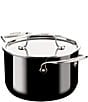 Color:Onyx - Image 1 - FUSIONTEC Cookware 4-Quart Soup Pot with Lid