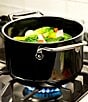 Color:Onyx - Image 2 - FUSIONTEC Cookware 4-Quart Soup Pot with Lid