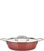 Color:Rose Quartz - Image 1 - FUSIONTEC Cookware 4.5-Quart Universal Pan with Lid