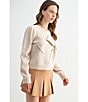 All in Favor Big Bow Sweater, Color:Oatmeal - Image 4