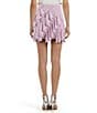 All in Favor Frill Ruffled Mini Skirt, Color:Pink - Image 2