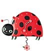 Allen Designs by Enesco Dotty the Smiling Ladybug Battery-Operated Sculpted Pendulum Wall Clock - Image 1