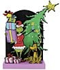 Allen Designs Grinch Holiday Mischief Desk Clock - Image 1