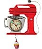 Color:Red - Image 1 - Vintage Red Mixer Clock