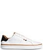 Color:White - Image 2 - Men's Alpha Leather Lace-Up Sneakers