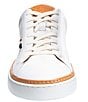 Color:White - Image 4 - Men's Alpha Leather Lace-Up Sneakers