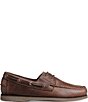 Color:Chocolate Brown - Image 2 - Men's Force 10 Water Resistant Leather Slip-On Boat Shoes