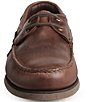 Color:Chocolate Brown - Image 4 - Men's Force 10 Water Resistant Leather Slip-On Boat Shoes