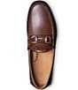 Color:Mahogany - Image 5 - Men's Sebastian Leather Bit Buckle Driving Loafers