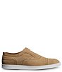 Color:Bone - Image 2 - Men's Strand Suede Lace-Up Dress Sneakers