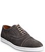 Color:Grey - Image 1 - Men's Strand Suede Lace-Up Dress Sneakers
