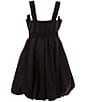 Color:Black - Image 2 - Big Girls 7-16 Sleeveless Bubble-Hem Dress