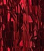 Color:Red - Image 4 - Fringe Layered Sequin Fringe Mini Dress