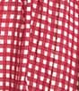 Allison & Kelly Gingham Flutter Sleeve Romper - Image 3