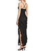 Allison & Kelly Glitter Mesh Ruffle Midi Dress, Color:Black/Multi - Image 4
