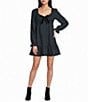 Allison & Kelly Long Sleeve Plaid Tiered Dress - Image 1
