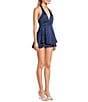 Allison & Kelly Polka Dot Halter Neck Romper - Image 3