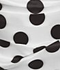 Allison & Kelly Polka Dot Strapless Bow Back Dress - Image 4