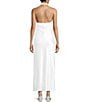 Allison & Kelly Satin Drape Halter Neck Maxi Dress - Image 2