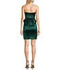 Allison & Kelly Satin Strapless Bow Back Dress - Image 2