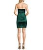 Allison & Kelly Satin Strapless Bow Back Dress - Image 3