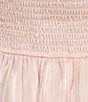Color:Baby Pink - Image 3 - 1/2 Sleeve Organza Fit & Flare Dress