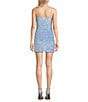 Color:Blue/Multi - Image 2 - Sequin Pull-On Mini Dress