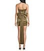 Allison & Kelly Shine Strapless Bow Back Dress - Image 2