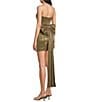 Allison & Kelly Shine Strapless Bow Back Dress - Image 4