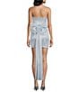 Allison & Kelly Shine Strapless Bow Back Dress - Image 2