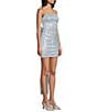 Allison & Kelly Shine Strapless Bow Back Dress - Image 3
