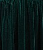 Allison & Kelly Short Sleeve Smocked-Back Velvet Dress - Image 6