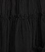 Color:Black - Image 4 - Sleeveless Ruffle Tulle Dress