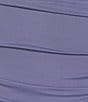 Color:Periwinkle - Image 4 - Strapless Neck Sleeveless Ruffle Side Tube Dress