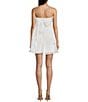 Color:White - Image 2 - Strapless Rosette Babydoll Dress