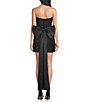 Allison & Kelly Strapless Sequin Embellished Bow-Back Dress - Image 2