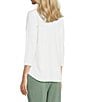 Allison Daley 3/4 Sleeve Boat Neck Knit Top - Image 3