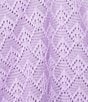 Allison Daley 3/4 Sleeve Open Front Pointelle Cardigan - Image 6