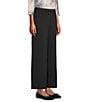 Allison Daley Black Pull-On Straight Leg Soft Pants, Color:Black - Image 3