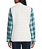 Allison Daley Boucle Knit Sleeveless Two-Way Zip Front Vest - Image 2