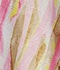 Allison Daley Brushed Fun Stripe Print 3/4 Sleeve Triple Keyhole Neck Knit Top, Color:Brushed Fun Stripe - Image 4