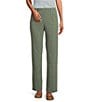 Allison Daley City Stretch Straight Leg Pull-On Pants, Color:Spring Sage - Image 1
