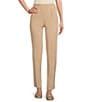 Allison Daley City Stretch Straight Leg Pull-On Pants, Color:True Tan - Image 1