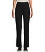 Color:Black - Image 1 - Coordinating Straight Leg Pull-On Pant