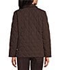 Allison Daley Diamond Stitch Woven Quilt Long Sleeve Button Front Jacket - Image 2
