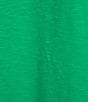 Allison Daley Embroidered 3/4 Cuff Sleeve Split V-Neck Top, Color:Kelly Embroidery - Image 4