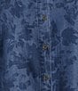 Allison Daley Fresh Floral Print 3/4 Sleeve Point Collar Button Front Lyocell Blouse, Color:Fresh Floral - Image 4